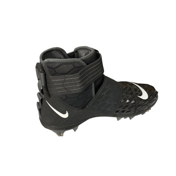 Nike Force Savage Pro 2 TD Mens 14 Black & White Football Cleats Molded Spikes